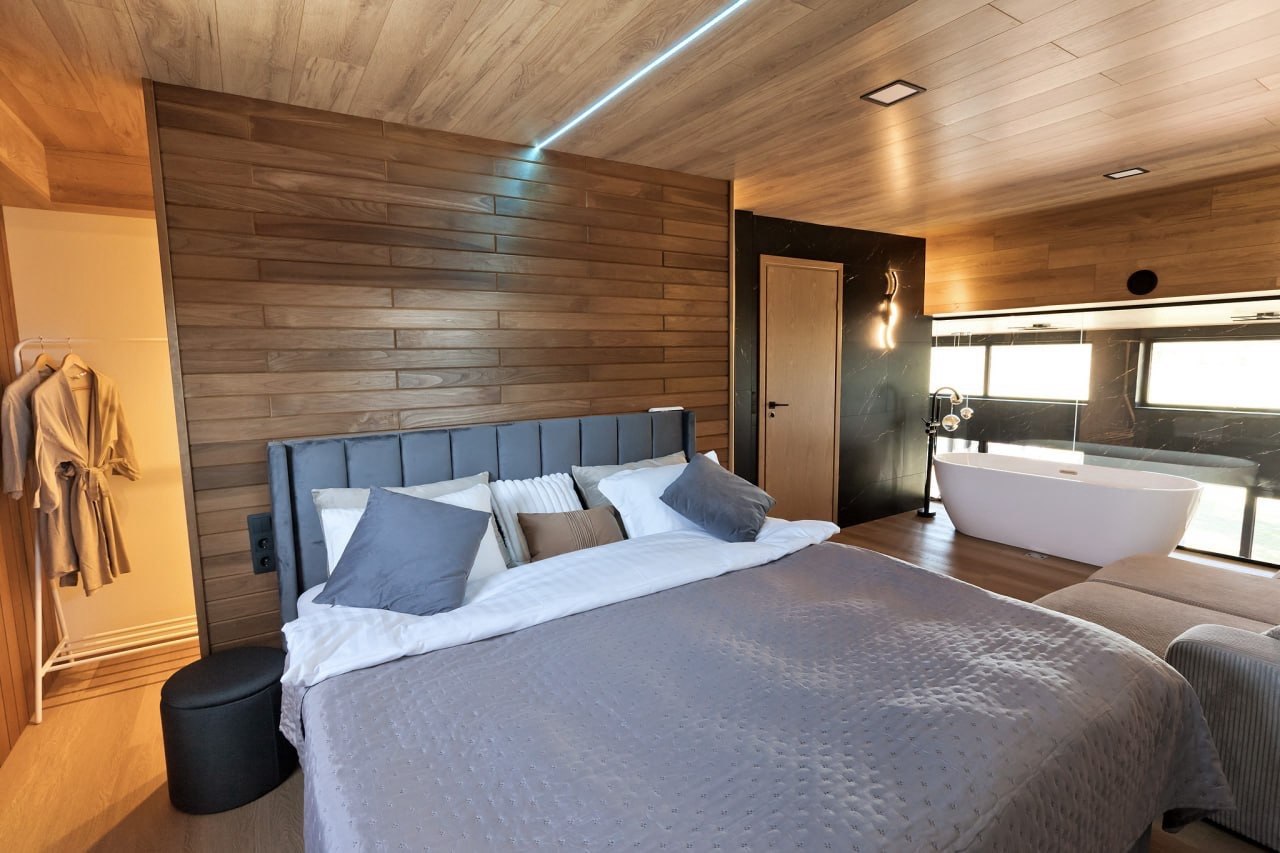 Villa in Saaremaa with 4 bedrooms. Master Bedroom